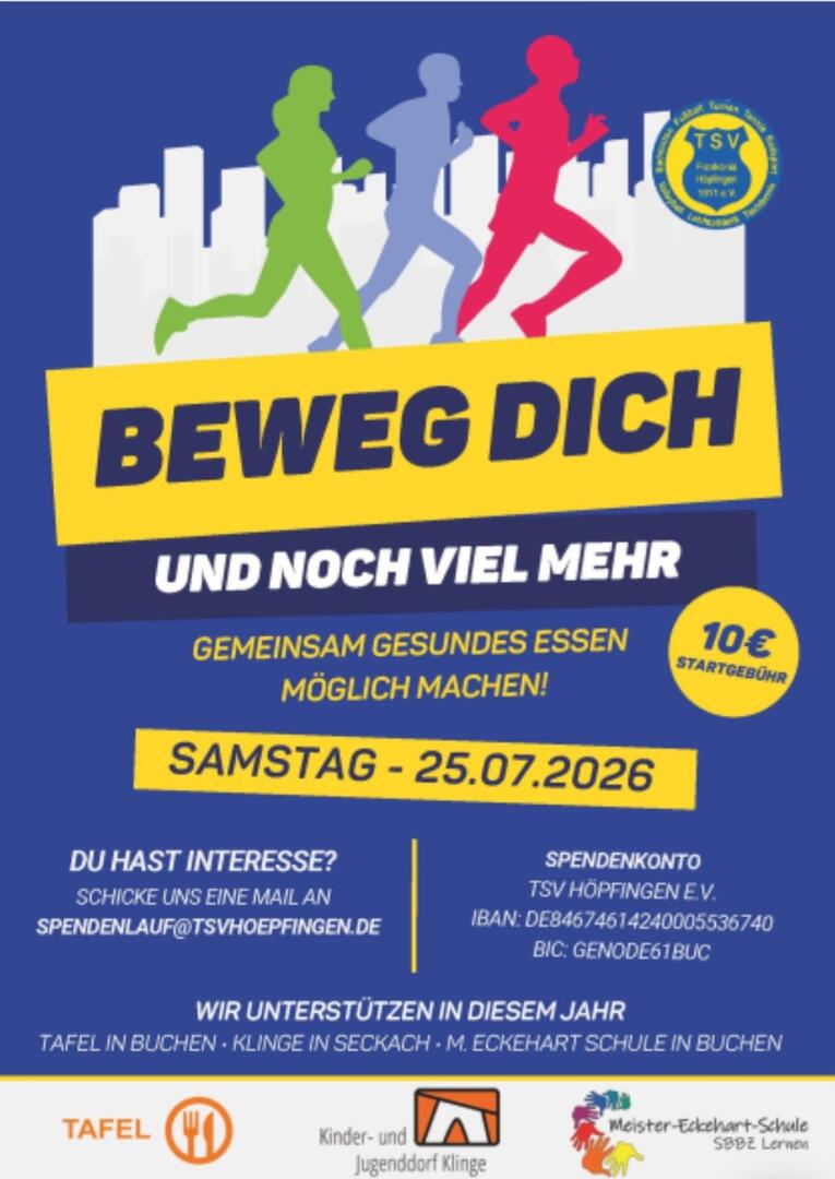 Spendenlauf Höpfingen